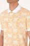 Men's Regular Fit Polo Neck Orange T-Shirt 50299618-Vr202 - 7