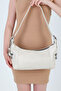 Genuine Leather Luxury Shoulder Bag / Special Design Cream Shoulder Bag - 5