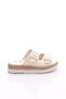 2039 Women's Adjustable Slippers with Belt Detail