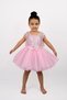 Glitter Rope Strap Snap Fastener Girls Body Fluffy Tutu Skirt Sequin Tulle Crop Set of 3