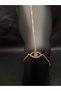 Steel Shahmeran with Gold Color Stone Eye Detail - 2