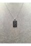 Silver Color Tarot Card Model Libra Sign Steel Necklace - 2