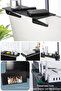 Adjustable Monitor Tv over Shelf Organizer |   Television, Tablet Monitoring Practical Stand - 5