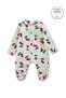 100% Cotton Baby Girl Booties Jumpsuit - 3