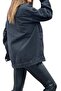 Women's Black Oversized Denim Jacket Kt001 Kt001484 Kt001484 - 2
