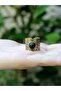 Natural Stone Onyx Natural Stone Adjustable Ancient Women's Ring Euy68O - 3