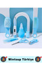 Compact Multifunctional Baby Newborn Hygienic Cleaning Essential Personal Care 8 Pcs Baby Care Set - 3