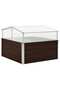 Greenhouse Brown 100x100x85 cm Galvanised Steel
