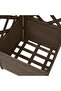 Corner Trellis Planter Grey 40x40x150 cm Solid Fir Wood - 4