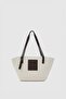 Vittoria Handmade Straw Bag Cream