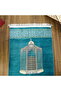 Makam-I İbrahim Luxury Chenille Prayer Rug Turquoise (70X126Cm) 240 Gr - 5