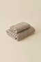 Vera Set of 2 Hand Face Towels Gray - 3