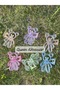 Cute Transparent Bone Crystal Stone Teddy Bear Clothespin Buckle Bear Clip Powder Beige Color - 5
