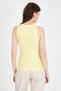 Yellow Collar and Shoulder Stone Detailed Ribbed Knitted Undershirt 1249 - 5