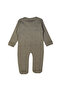 BabiesBasic 100% cotton Printed Long Sleeves Jumpsuit/Romper/Sleepsuit for babies, 3-6 Months , Grey - 5