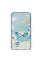 Whale in the Castle Blue Silk Sleeping Mat, 60X40X1 cm