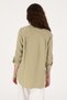 Women's Dark Khaki Long Sleeve Shirt 50299571-Vr111 - 5