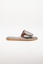 Women's Silver Daily Transparent Tape Comfortable Stylish Lightweight Durable with Inner Pad Gray Sea Pool Beach House Slippers - 4