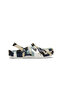 White Geo Camo Clog