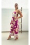 Violet Floral Jumpsuit - 2