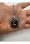 Bozkurt Logo Turkish Flag Necklace – Silver Color Unisex Metal Jewelry - 2