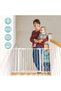 Auto Baby Safety Gate with Extension Tiny Gate with Safety Lines - Standard Size, Easy Installation-Perfect for Baby Moms: Durable, Multiple Use & Enhanced Security-74.5 100 cm - 4