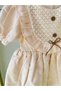 Lace Collar Ruffle Baby Girl Dress 9/24 Months - 5