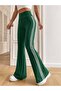 Yanlari Spanish Leg Thin Track Pants with Stripes Detail Leggings