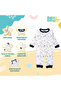 100% Cotton Printed Long Sleeves Jumpsuit/Romper/Sleepsuit for babies - 2