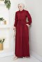 Lara Half-Buttoned Shirt Collar Dress - 3