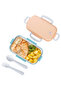 Aura Food Container 500 ml Stainless Steel Food Storage Container (21 X 13 X 8 cm) - 4