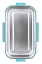 Aura Food Container 500 ml Stainless Steel Food Storage Container (21 X 13 X 8 cm) - 6