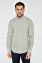 Giorgianni Collar Button Striped Linen Slim Fit Shirt