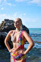 Colorful ayarlı Bikini üst