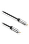 0.5m Toslink Optical Audio Cable, Black