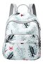 Floral Print Mums Baby Travel Bag Grey