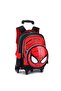 Red Spider Style Rolling School Bag