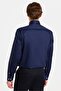 Slim Fit Navy Blue Non-Iron 100% Cotton Eco-Friendly Ecotex Certified Shirt - 6