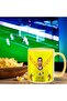 كوب سيراميكي يحمل صورة رونالدو لاعب نادي النصر السعودي بمقبض أصفر، 11 أونصة - 3