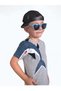 Boys' Summer Shark Design Gray Color T-Shirt Shorts Set - Order One Size Larger - 5