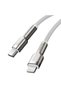 Baseus Cafule Metal charging and data transfer cable, USB Type-C/Lightning, 2m, White - 8
