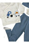 Tractor Embroidered Baby Boy 5-Piece Newest Bodysuit Set Models - 2