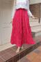 Elastic Waist Fits up to Size S XL Standard Size Maxi Length Wrap Skirt - 6