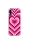 Samsung Galaxy A70 Compatible Transparent Case with Heart 1 Design