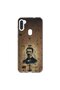 Samsung Galaxy A11 Compatible Transparent Case with Tesla Design