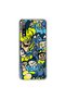 Samsung Galaxy A50 Compatible Transparent Case with Graffiti 11 Design