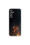 Samsung Galaxy A54 Compatible Transparent Case with Axe Design