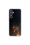 Samsung Galaxy A55 Compatible Transparent Case with Axe Design