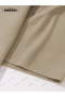 Women's Power Printed Cotton Beige T-Shirt-Black Shorts Set - 4