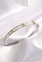 Vip Series Brass Silver Color Baguette Zircon Stone Xoxo Clamp